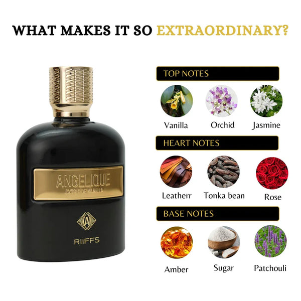 Riiffs Angelique (Extrait De Vanilla) Eau De Parfum 100ml For Man & Woman