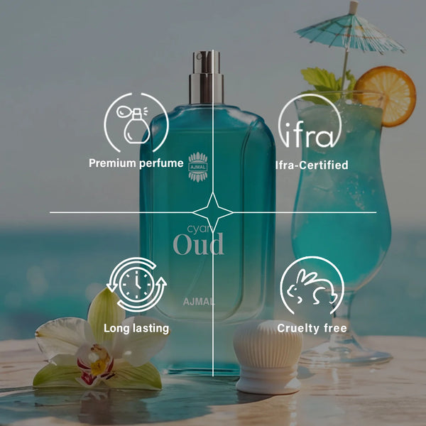 Ajmal Cyan Oud Eau De Parfum 100ml For Man & Woman