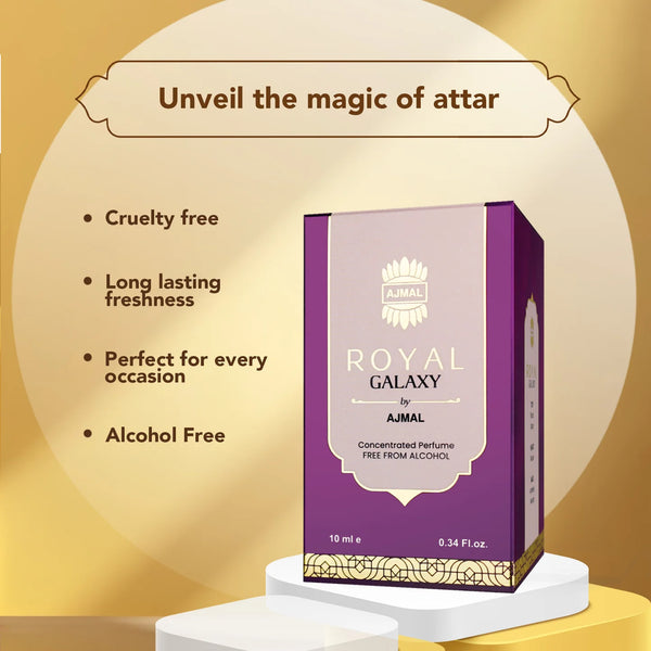 Ajmal Royal Galaxy Non-Alcoholic Attar 10ML for Men & Women