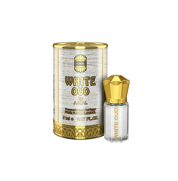 Ajmal White Oud Concentrated Perfume Oil 5ml For Men & Women