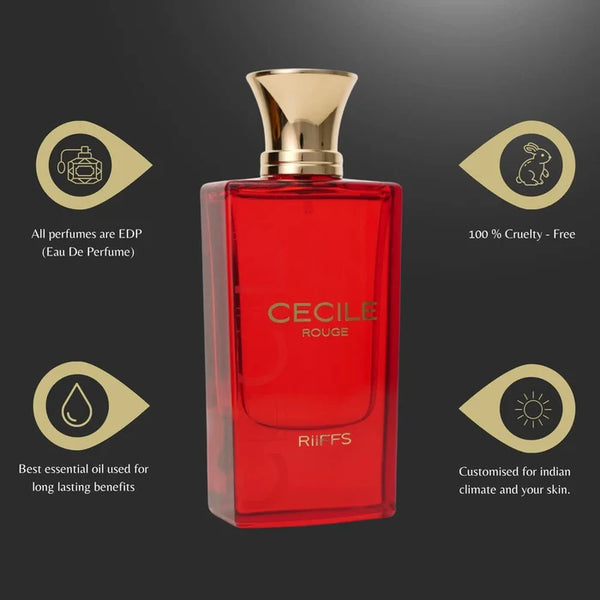 Riiffs Cecile Rouge Eau De Parfum 100ml For Woman