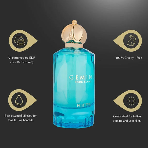 Riiffs Gemini Pour Femme Eau De Parfum 100ml For Women