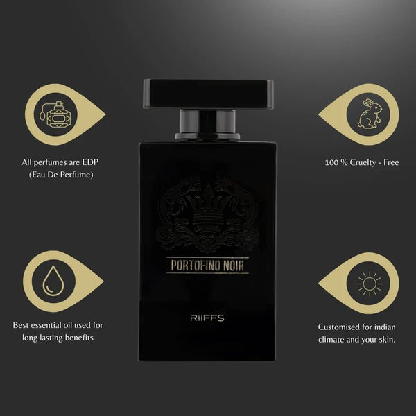 Riiffs Portofino Noir Eau De Parfum For Men & Women 100ml