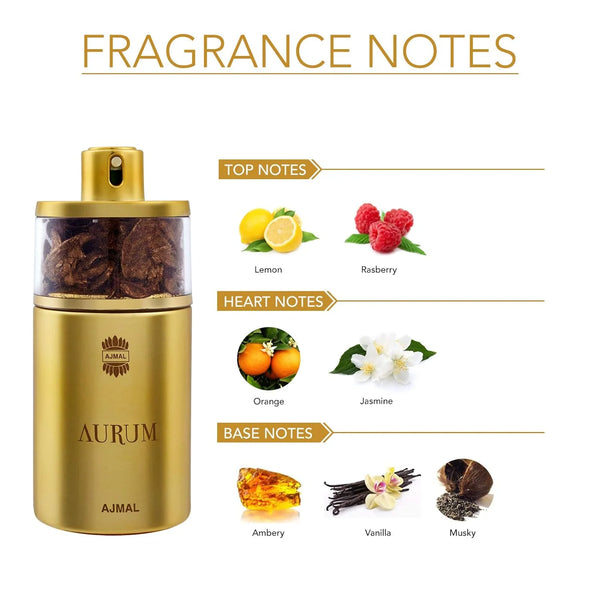 Ajmal Aurum Eau De Parfum 75ml For Women