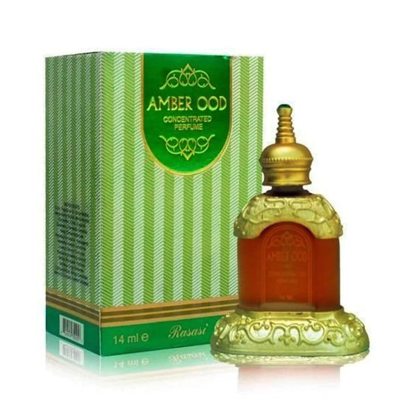 Rasasi Amber Ood Concentrated Perfume Oil for Men & Women 14ml