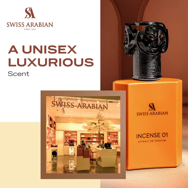 Swiss Arabian Incense 01 Extrait De Parfum 50ml For Man & Woman