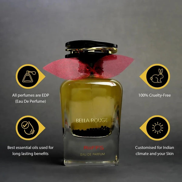 RIIFFS Bella Rouge Eau De Parfum 100ml for Men & Women
