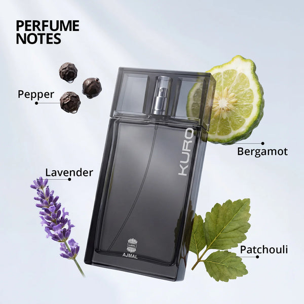 Ajmal Kuro Eau De Parfum 90ml for Men