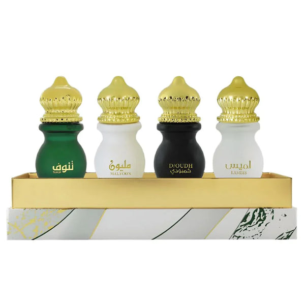 Ahmed Al Maghribi Atri Attar 12ml Set Of 4pcs&nbsp;