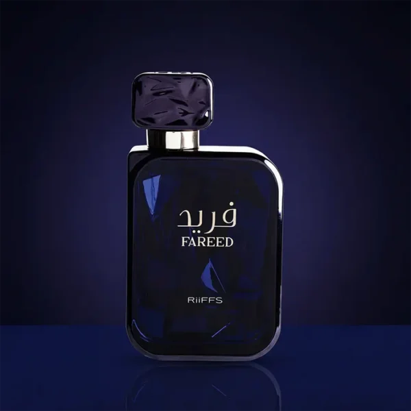 Riiffs Fareed Eau De Parfum 100ml For Man & Woman Riiffs Fareed Eau De Parfum (100ml) is a sophisticated woody-spicy fragrance for men and women. It features a bold opening of cardamom, a refined heart of lavender, and a smooth tonka bean and cedarwood base. It is an elegant, long-lasting choice for office or evening wear. Fragrance Notes - Top Notes: Cardamon & Pepper Heart Notes: Lavender, Geranium & Bergamot Base Notes: Vetiver, Tonka & Cedarwood