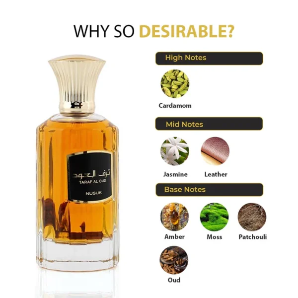 Nusuk Taraf Al Oud Eau De Parfum 100ml For Men & Women