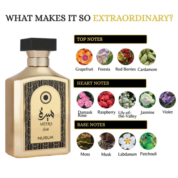 Nusuk Meera Gold Eau De Parfum 100ml For Man & Woman