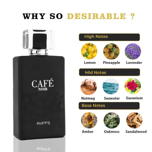Riiffs Cafe Noir Eau De Parfum 100ml For Men & Women