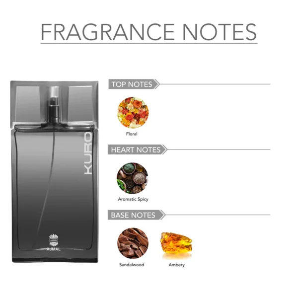 Ajmal Kuro Eau De Parfum 90ml for Men