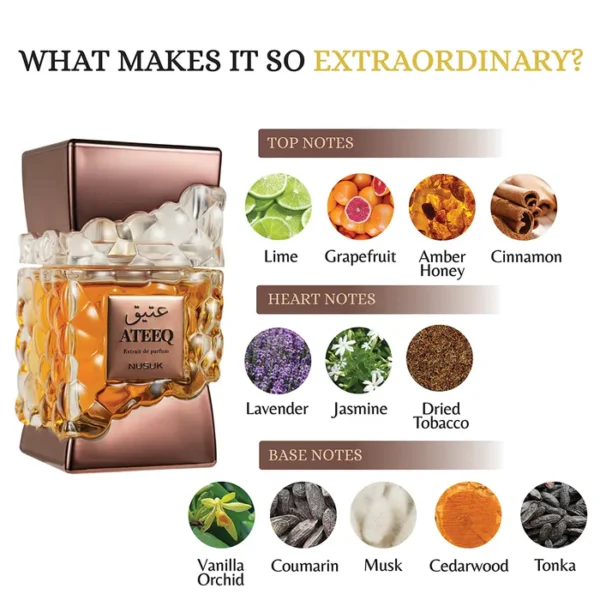 Nusuk Ateeq Extrait De Parfum 100ml For Men & Women